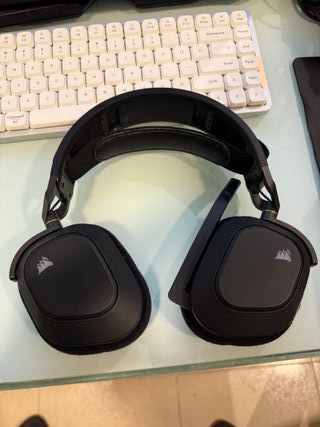 Corsair HS80 RGB Wireless Gaming Negros
