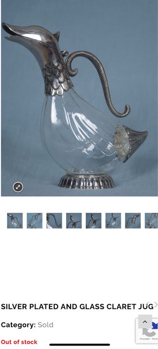 Decantador Vino Vintage 70s