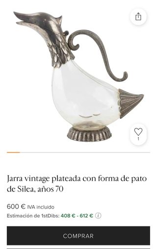 Decantador Vino Vintage 70s