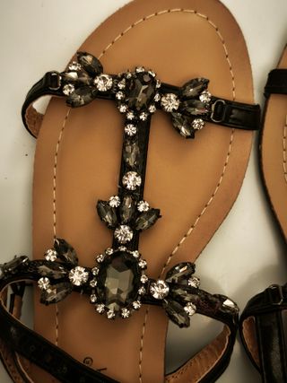 Sandalias negras talla 39
