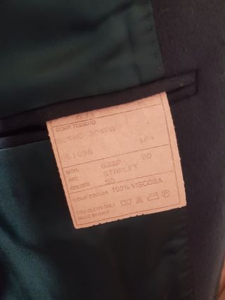 Giacca uomo 80% lana