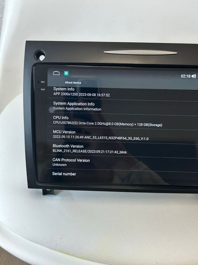 Radio Pantalla mercedes-Benz slk clase  r171