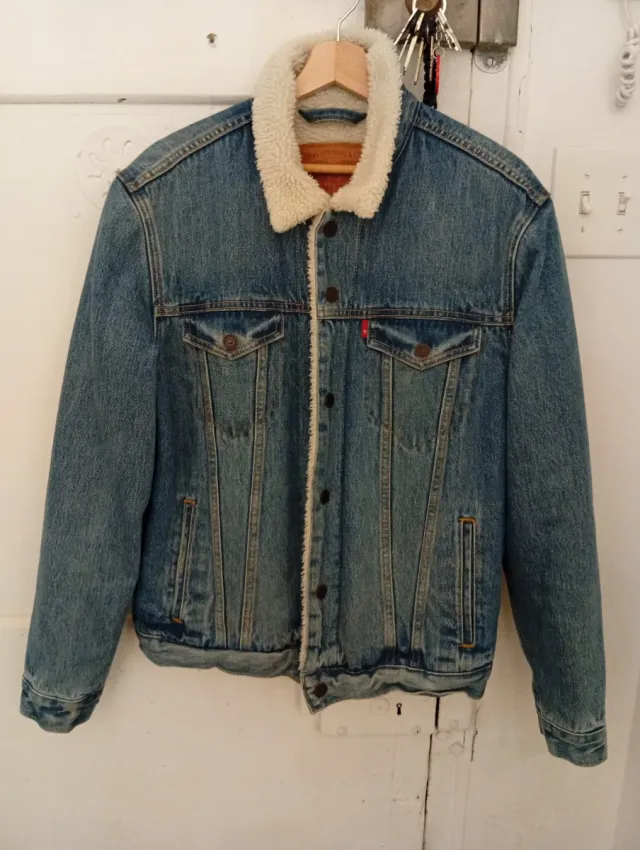 Chaqueta Levi's Sherpa Azul