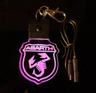 Llavero LED Abarth Logo - Multicolor