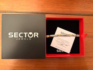 Bracciale Sector Uomo Acciaio Oro Argento