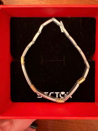 Bracciale Sector Uomo Acciaio Oro Argento