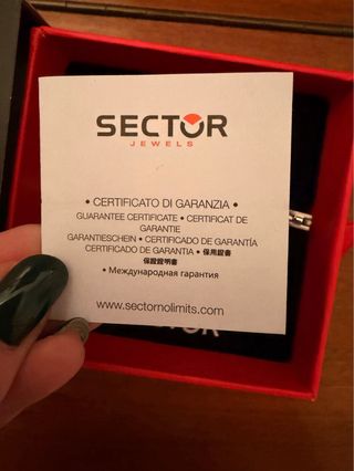 Bracciale Sector Uomo Acciaio Oro Argento