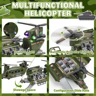 Elicottero Militare CH-47 Trasporto Giocattolo