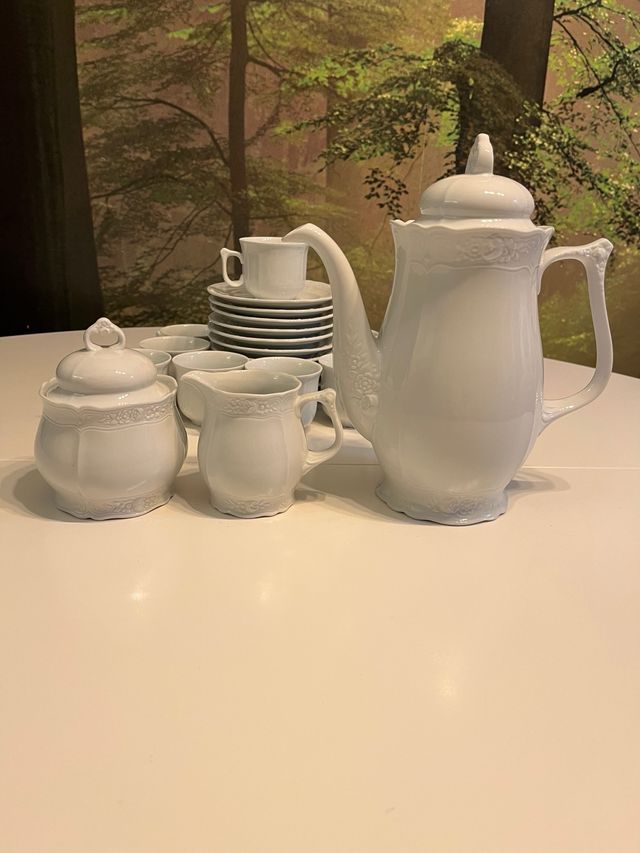 Juego café Santa Clara para 12 servicios ANTIGUA