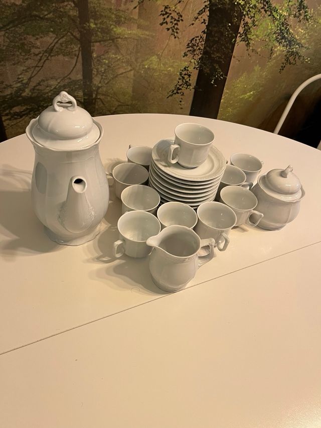 Juego café Santa Clara para 12 servicios ANTIGUA