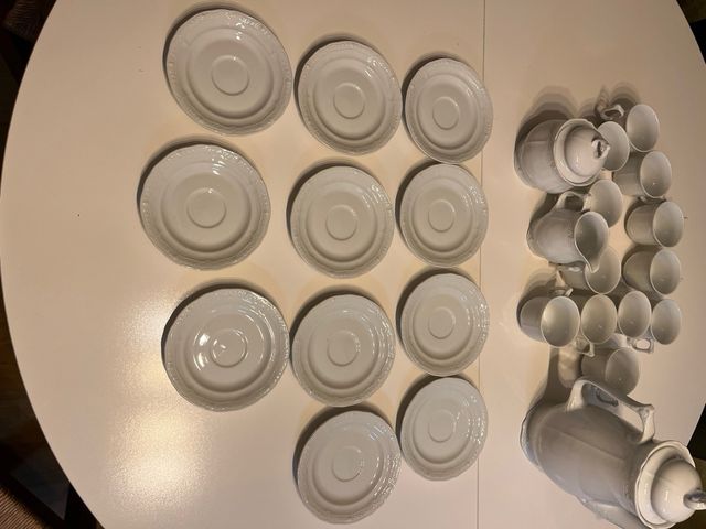 Juego café Santa Clara para 12 servicios ANTIGUA