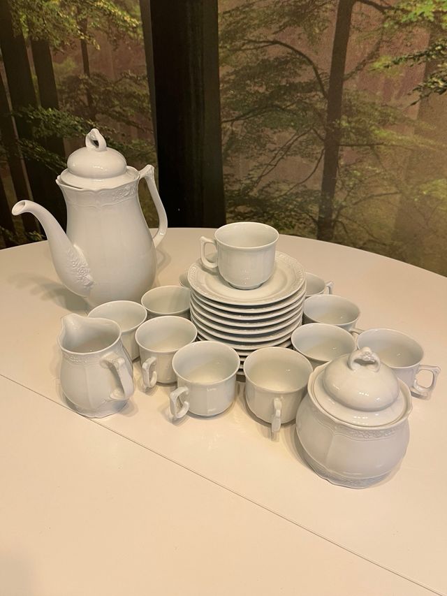 Juego café Santa Clara para 12 servicios ANTIGUA