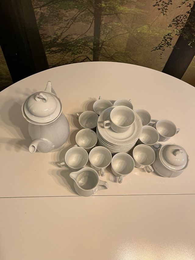 Juego café Santa Clara para 12 servicios ANTIGUA