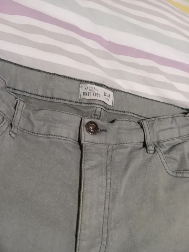 Pantalón vaquero verde Unit Kids T. 13-14