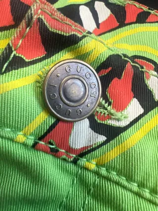 Gucci Tiger Pants Verde  Taglia 22 XXS – Pantaloni