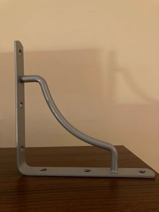 8 Soportes Metálicos Estante Pared