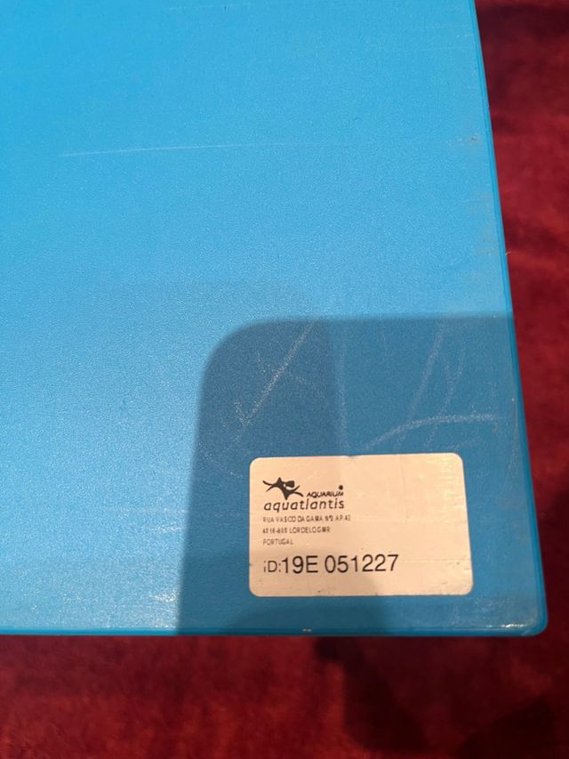 Pecera Aquatlantis 11-12L Azul