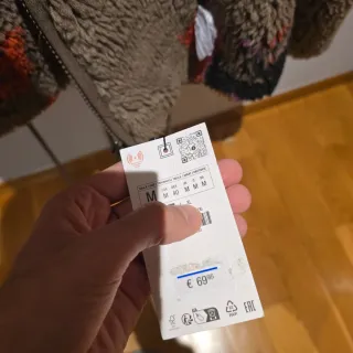 Chaqueta polar Zara estampada