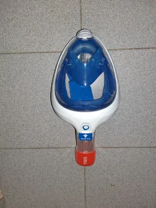 Máscaras de snorkel integral roja