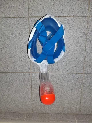 Máscaras de snorkel integral roja