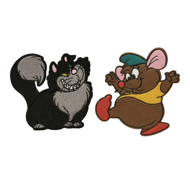 Parche de Gus y Lucifer de Cenicienta