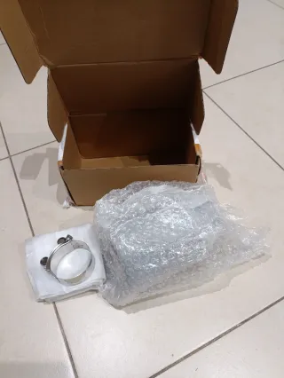 Terminale Akrapovic singolo carbon look Opaco 54mm