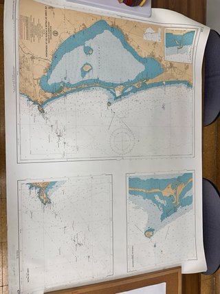 Cartas náuticas originales diferentes países