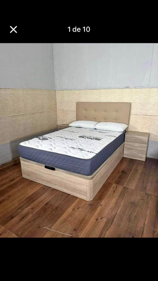 Canapé y Colchón Matrimonio