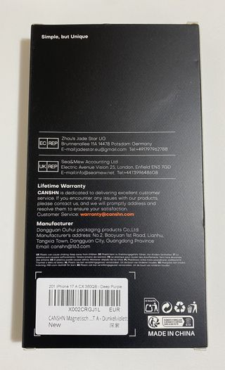 Cover viola magnetica per iPhone Air(6,5 Pollici)