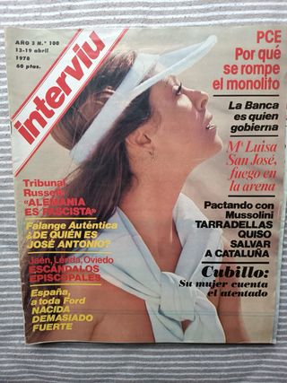 lote 18 revistas antiguas Interviu