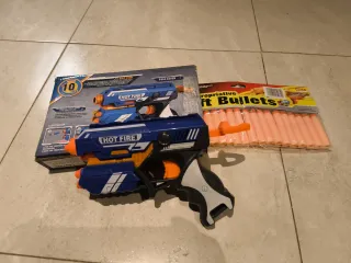 Pistola Hot Fire con 10 balas