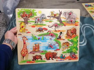 Puzzle madera encajables