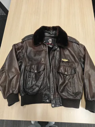 Giacca in pelle vintage Safe 3