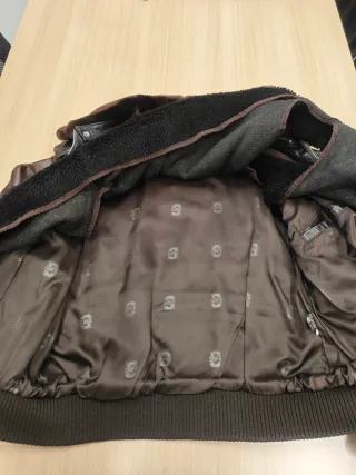 Giacca in pelle vintage Safe 3