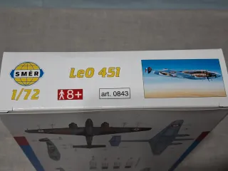 Maqueta Avión SMER LeO 451 1/72