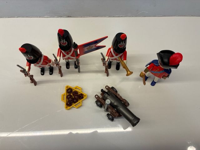 Playmobil 3795 Soldados Ingleses con Cañón
