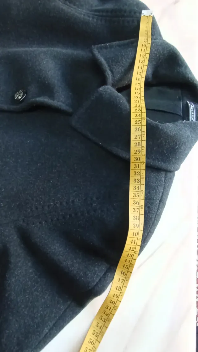 Cappotto donna grigio antracite sartoriale