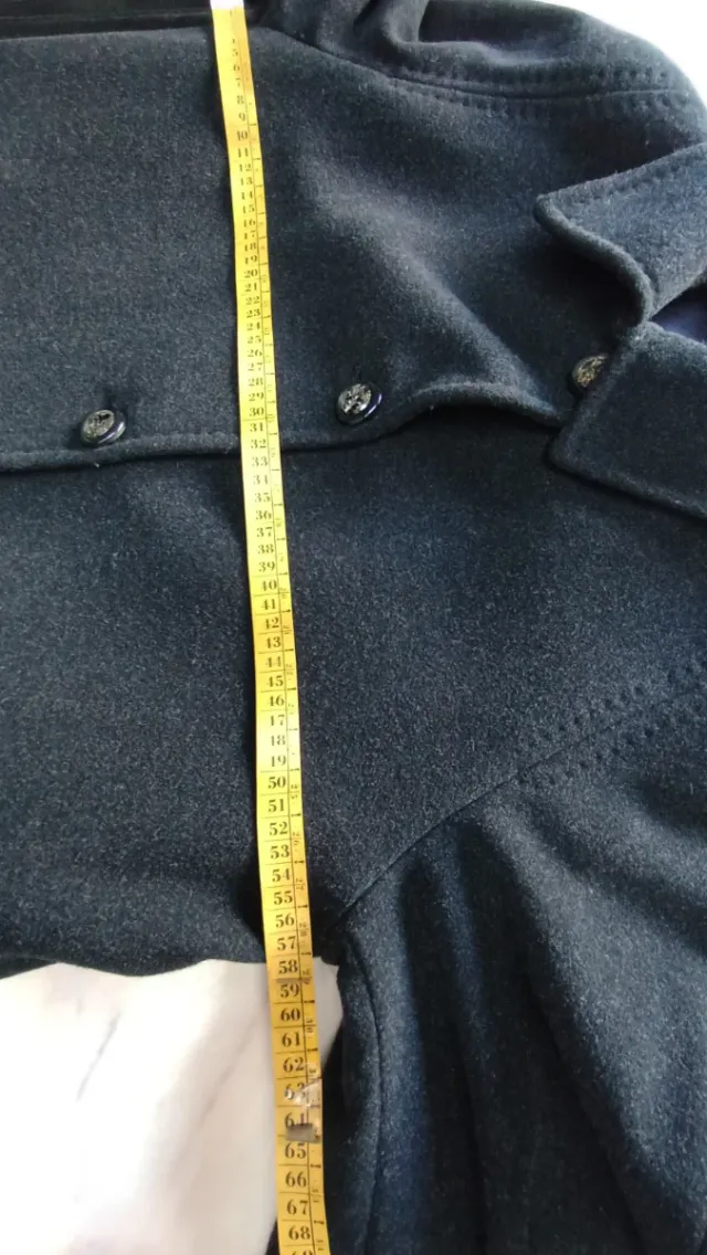 Cappotto donna grigio antracite sartoriale