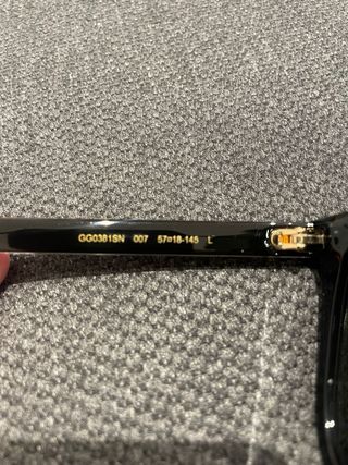 Gafas de sol Gucci negras