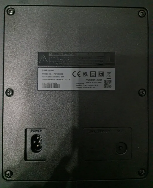 Subwoofer Samsung PS-WQ930D Negro