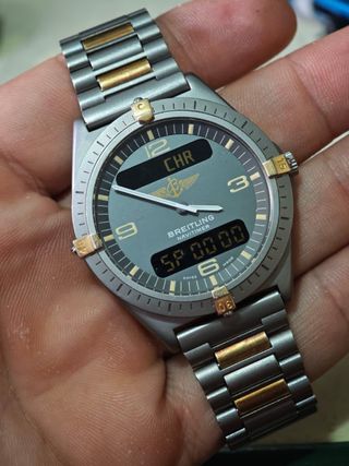 Breitling Navitimer Aerospace Oro/Plata