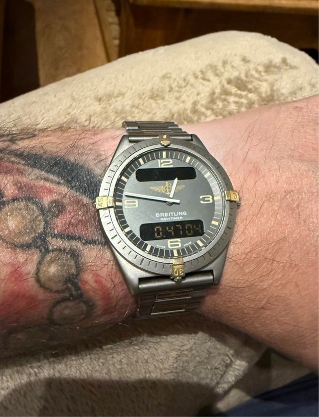 Breitling Navitimer Aerospace Oro/Plata