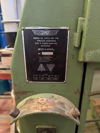 Sierra de cinta industrial SAMUR