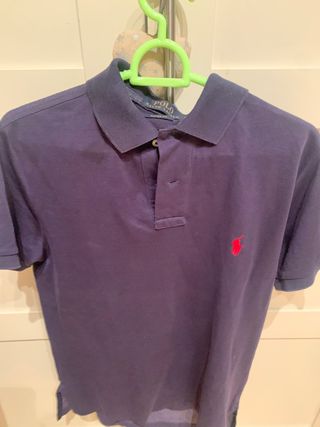 Polo Ralph Lauren Niño  azul le falta un botón