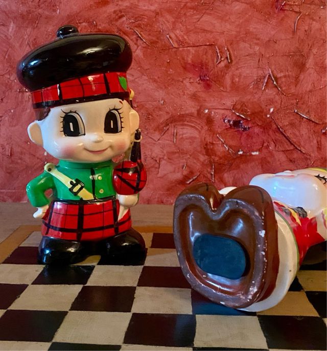 Huchas Vintage Años 70 India y gaitero.