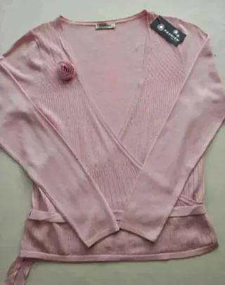Chaqueta Rosa Cruzada Christina