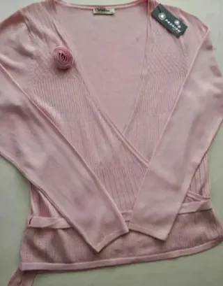 Chaqueta Rosa Cruzada Christina