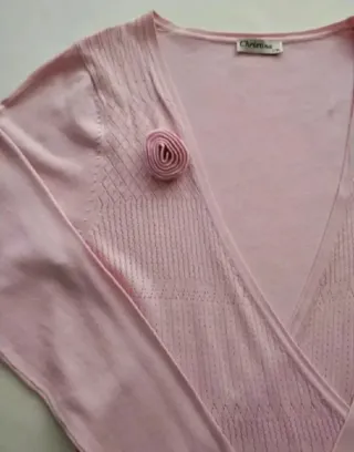 Chaqueta Rosa Cruzada Christina