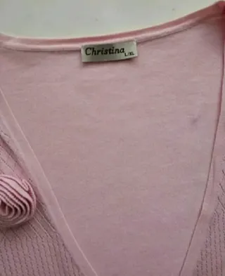 Chaqueta Rosa Cruzada Christina