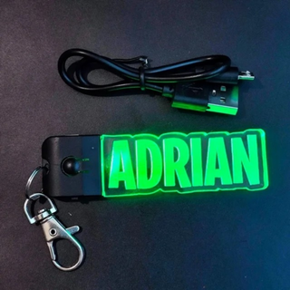 Llavero LED NOMBRE Personalizado - Multicolor